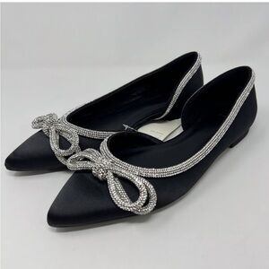 Juliette Bow Ballet Flats with memory foam insole